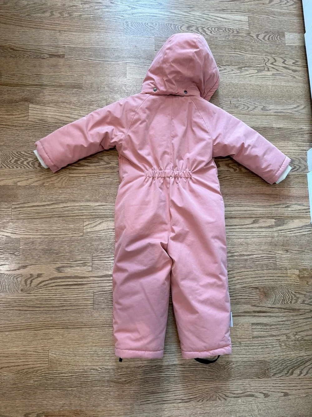 Kids Pink Hooded Snowsuit Jacket & Pants